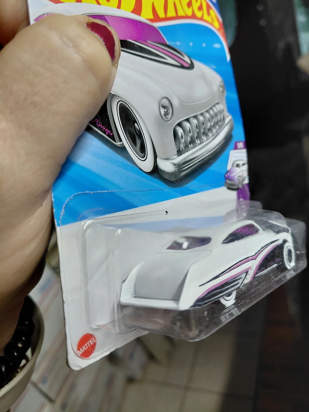 Hot Wheels Purple Passion (White variant) from the HW Designed By series (1/5, n